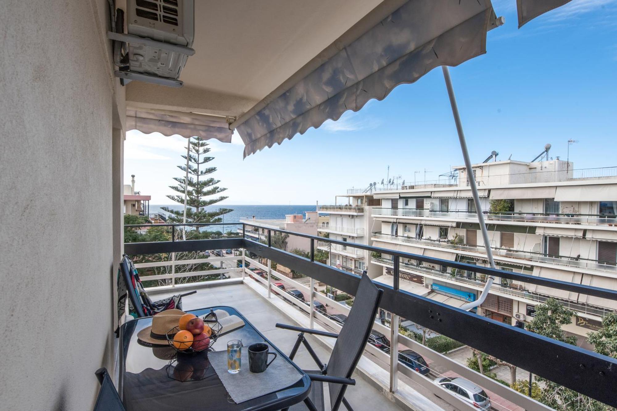Valeria'S Sea View Apartment Atenas Exterior foto